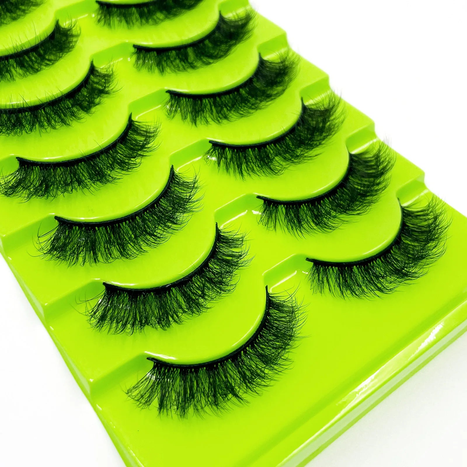 10 paires de Faux Cils 8D en vison naturel, Volume dramatique, Extension de Faux Cils, vente en gros, outil de maquillage