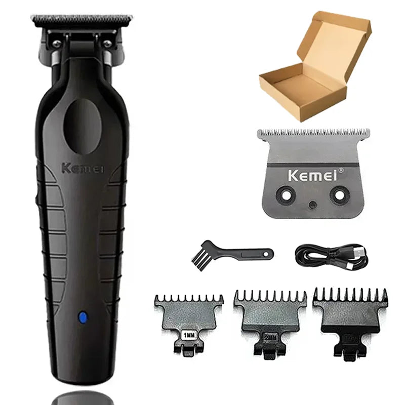 Kemei Kit de tondeuse à cheveux originale KM-2296 KM-2299 KM-T95 tondeuse à cheveux électrique Rechargeable barbier rasoir professionnel pour hommes
