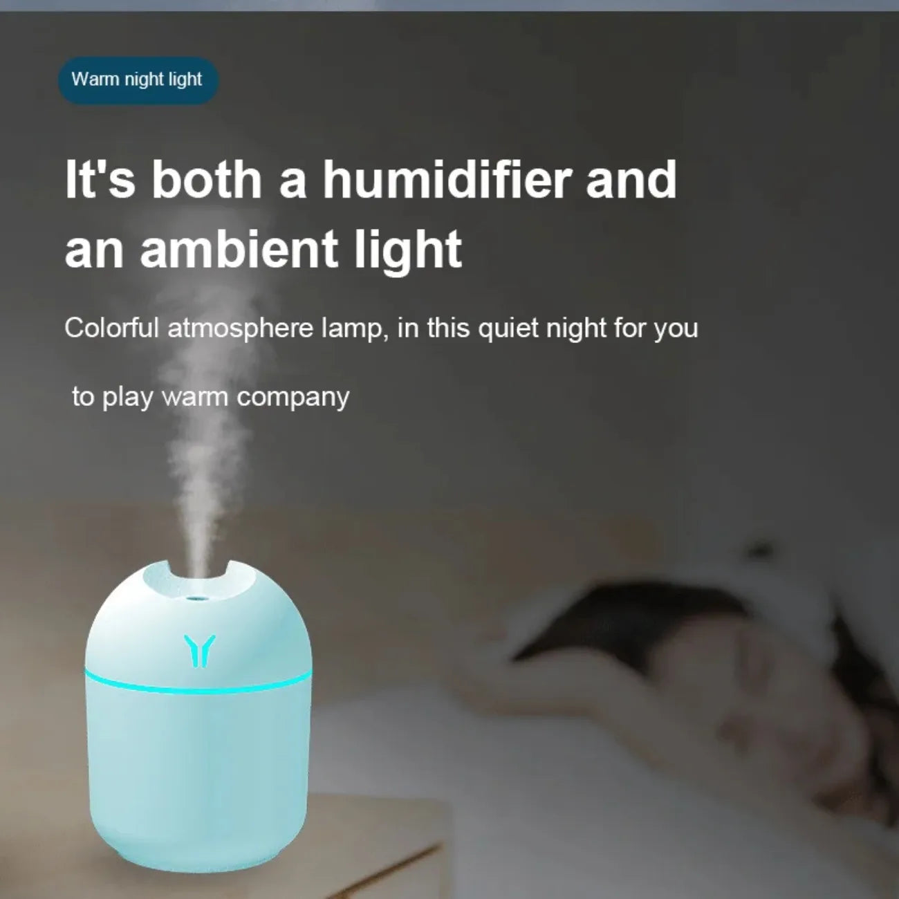 Diffuseur d'aromathérapie portable – Humidificateur USB compact pour l'air sec, le soulagement du stress et la mise au point, convient au porte-gobelet ou au sac pour ordinateur portable