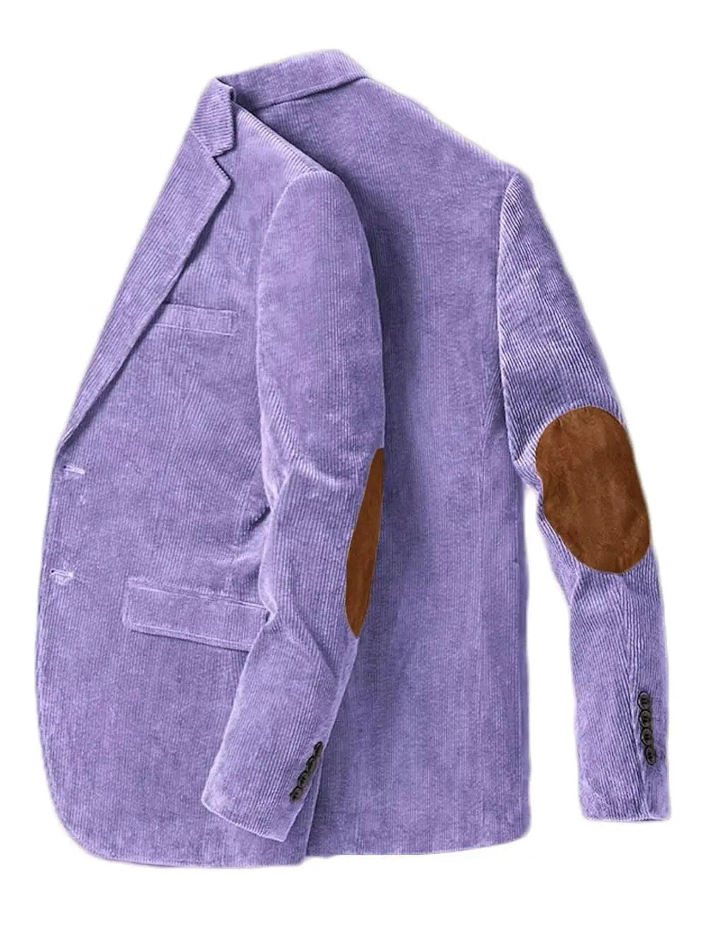 Blazer en velours côtelé pour hommes avec coudière, veste d'affaires décontractée, manteaux de Sport de printemps et d'automne