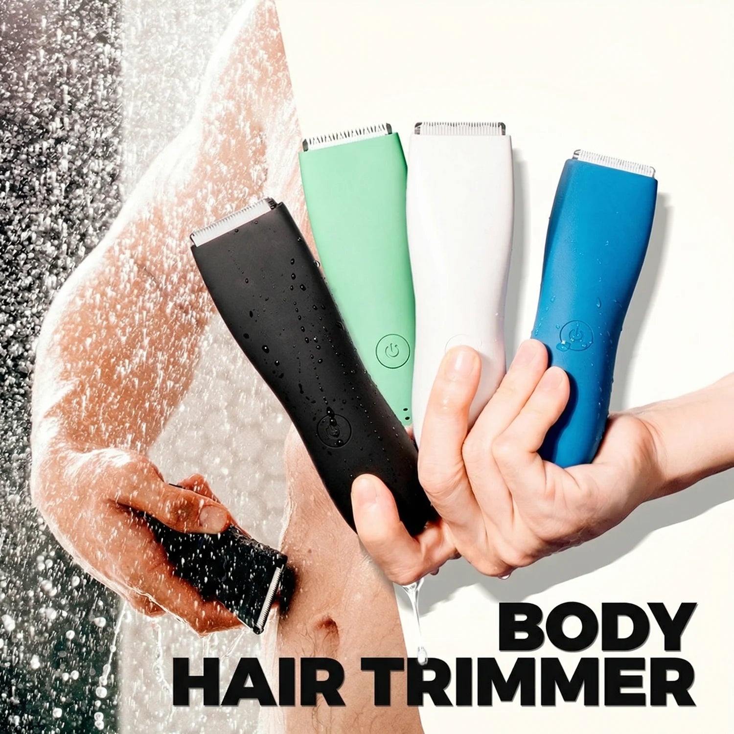 Tondeuse corporelle électrique rechargeable pour femmes et hommes, rasoir pour zones intimes, aisselles et corps, tondeuse bikini, épilateur