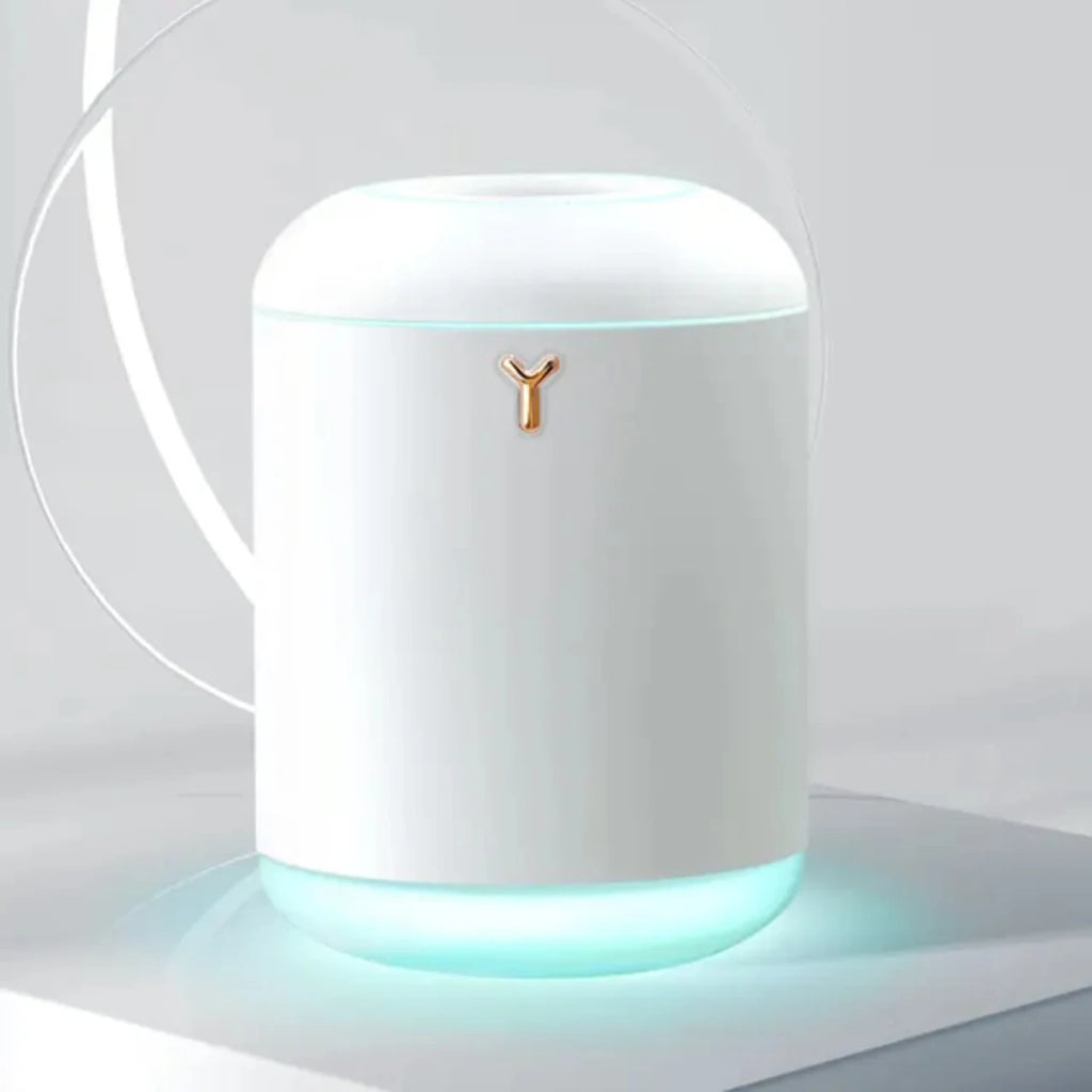 Humidificateur d'air de bureau domestique de grande capacité 1000ml, brumisateur USB avec lumière LED de couleurs, petit humidificateur de Table à brouillard lourd