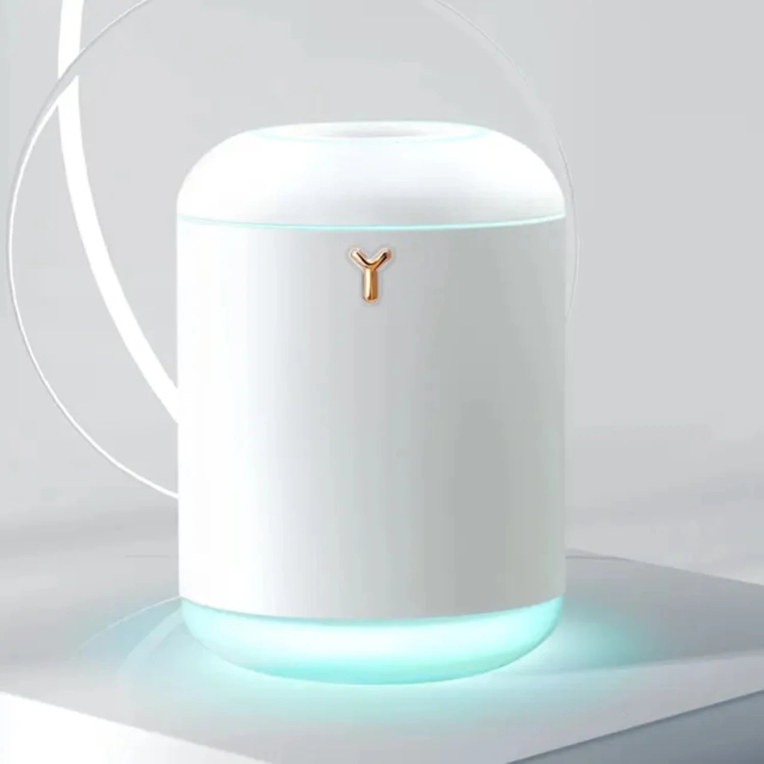 Humidificateur d'air de bureau domestique de grande capacité 1000ml, brumisateur USB avec lumière LED de couleurs, petit humidificateur de Table à brouillard lourd