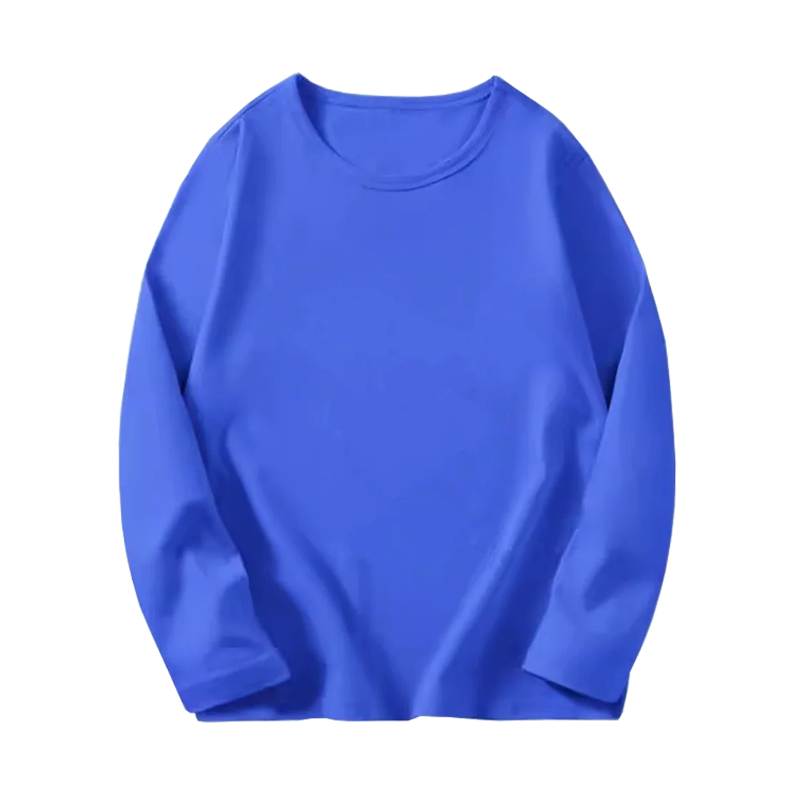 8 couleurs enfants coton à manches longues col rond t-shirt garçons fille printemps automne mince Tops basiques adolescent 6 8 10 12 ans