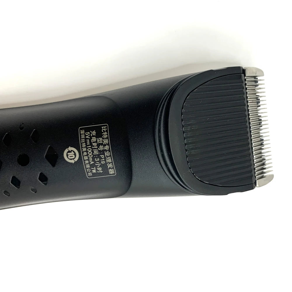 BTM P19 tondeuse à cheveux professionnelle tondeuse à cheveux pour Salon de coiffure ensemble de coupe de cheveux électrique Rechargeable hommes Machine de coupe de cheveux