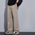 Pantalon droit décontracté pour homme, vêtements de proximité, streetwear uni, nouveau, printemps 2025, fjZG9860