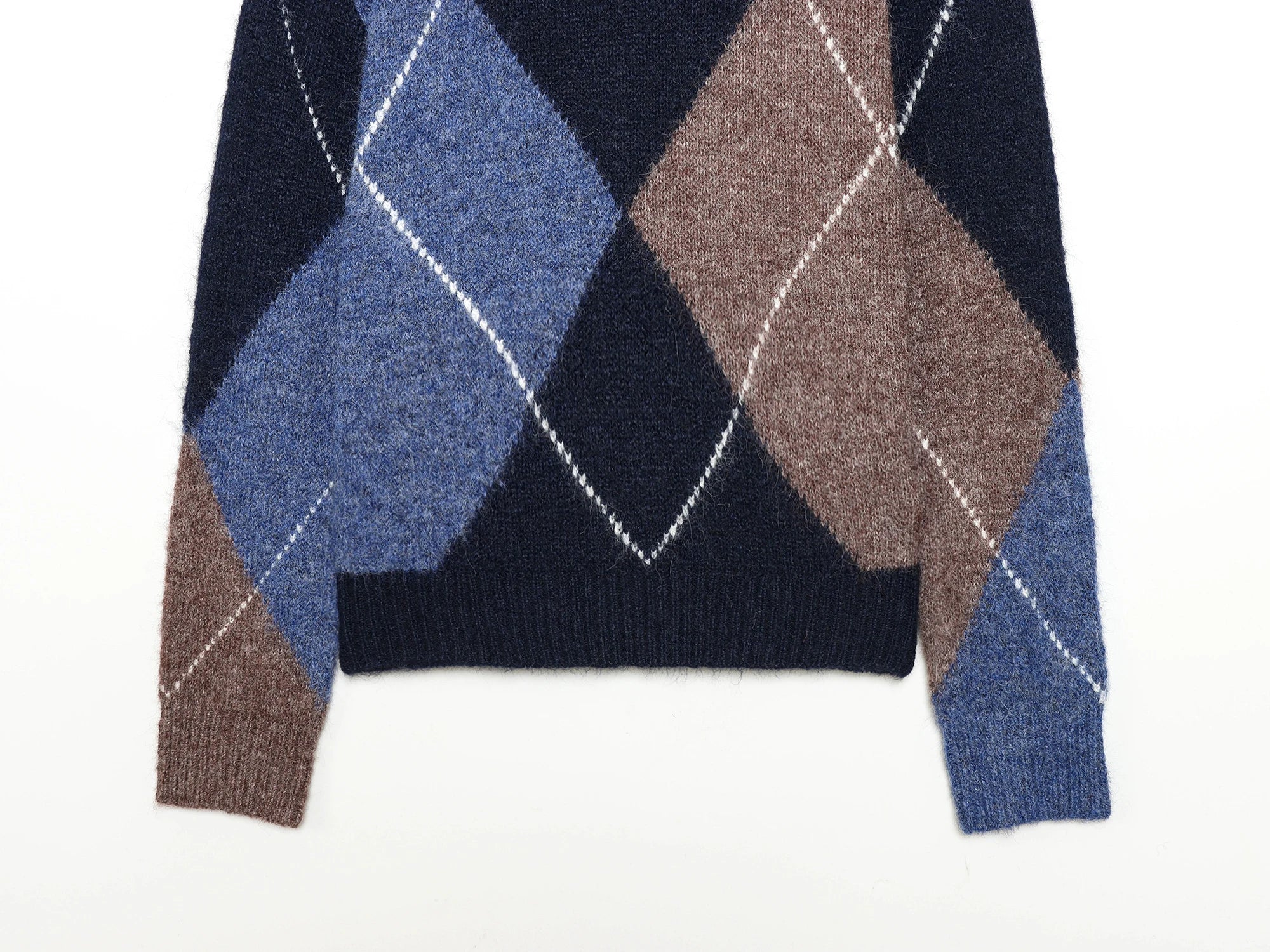 Pull tendance décontracté KONDALA pour femme, pull élégant en tricot losanges, mode printemps 2026, vacances, chic, pull féminin
