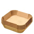 Doublures antiadhésives pour friteuse à Air, 100 pièces, papier parchemin étanche à l'huile, cuisson, rôtissage au micro-ondes, accessoires pour friteuse à Air prédécoupée