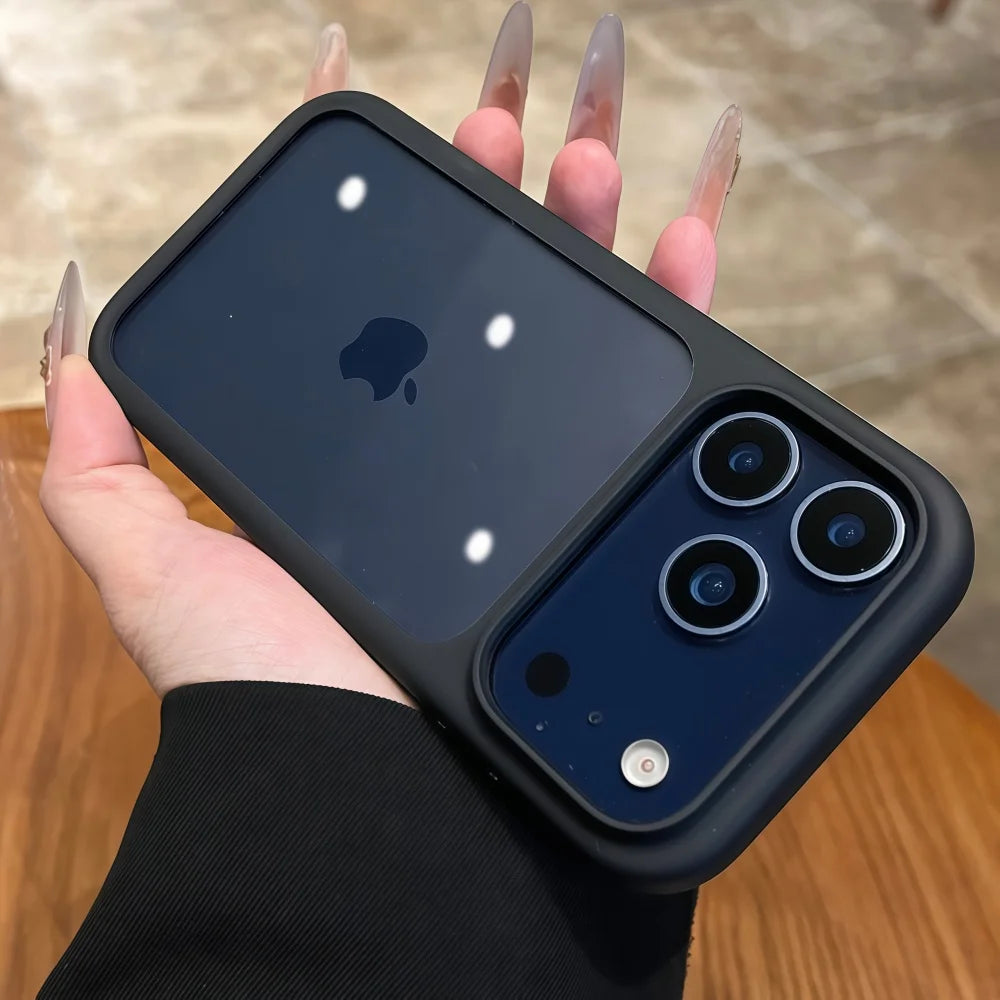 Coque de téléphone transparente avec bouton tactile pour appareil photo Intelligent, étui antichoc Transparent pour iPhone 17 Pro Max 17 Pro 17 Air