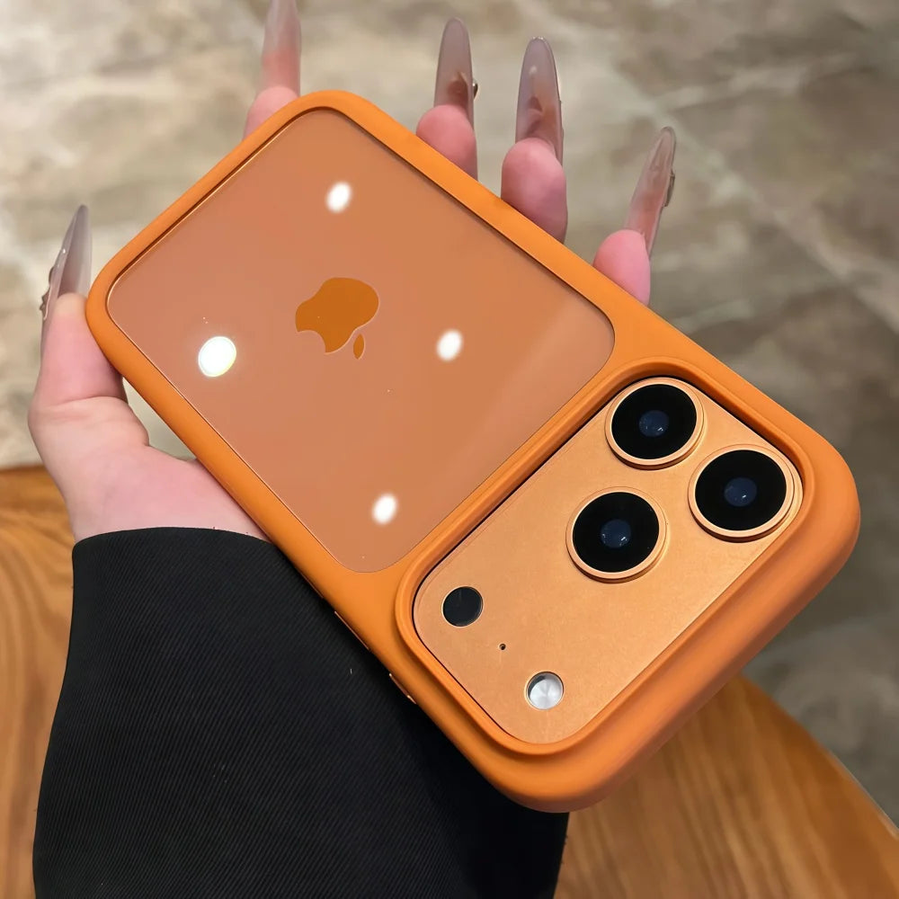 Coque de téléphone transparente avec bouton tactile pour appareil photo Intelligent, étui antichoc Transparent pour iPhone 17 Pro Max 17 Pro 17 Air