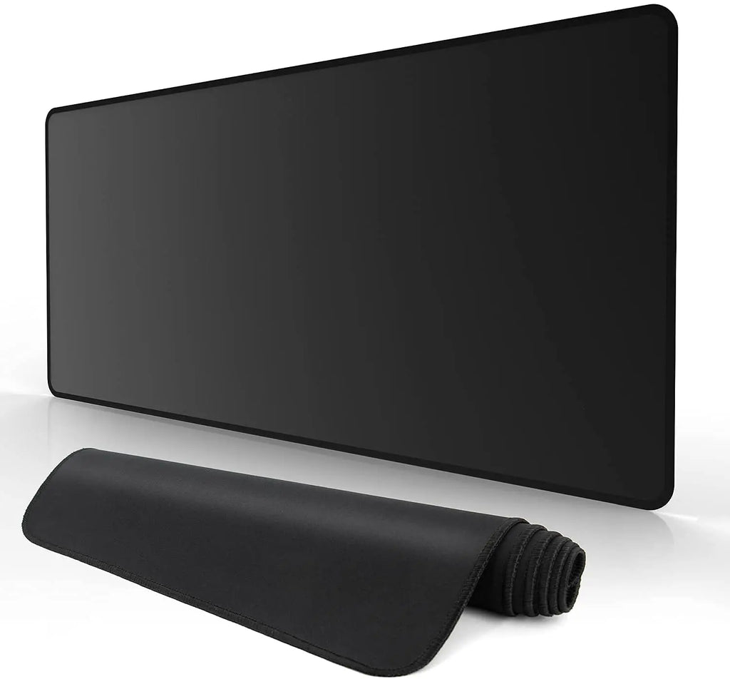 XXL noir tapis de souris tapis de souris de jeu grand tapis de souris Gamer Mause tapis PC tapis de bureau clavier tapis de souris d'ordinateur