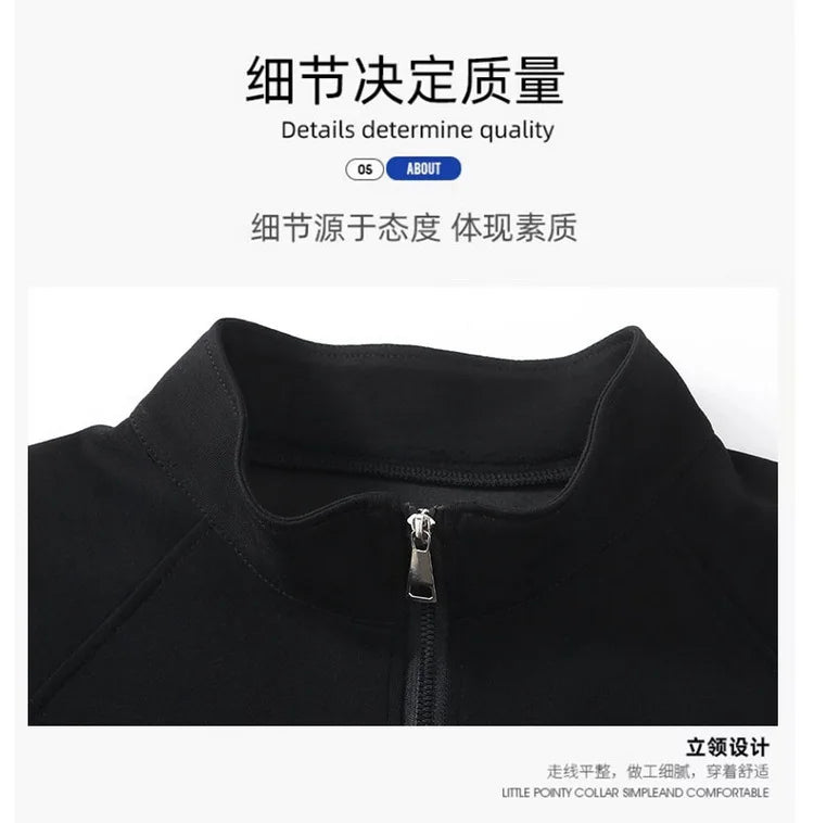 Sweat-Shirt à Demi Col Roulé pour Homme, Vêtement de Grande Taille, à Manches sulf, avec Fermeture Éclair, Adapté au Printemps et Automne, 10XL