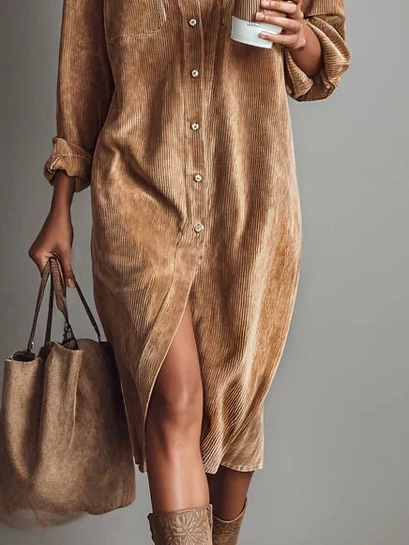 Trendiges Kleid Mit Bequemer, Entspannter Passform Damen