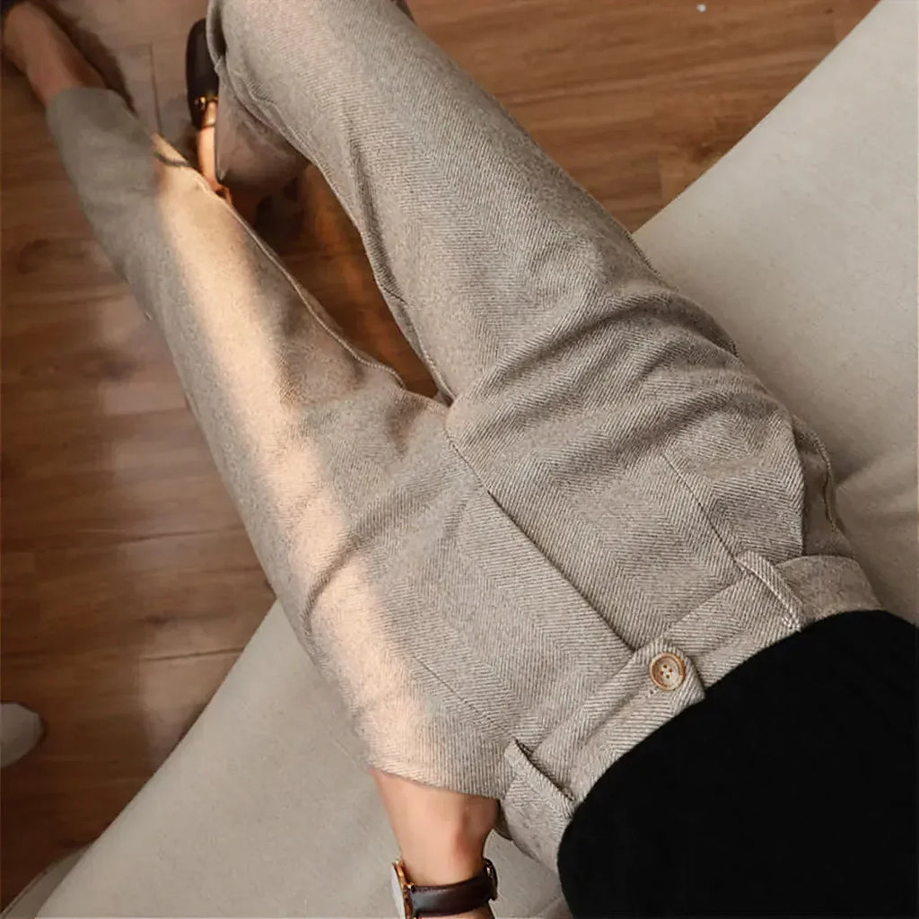 VIRELLO PARIS | Pantalon Sur Mesure Élégant En Pure Laine