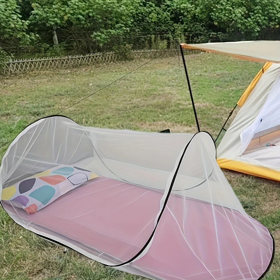 Muggennet Insectoguard Solo | Ultr Licht & Opvouwbaar | Met Rits | 200×80×56 Cm | Voor 1 Persoon