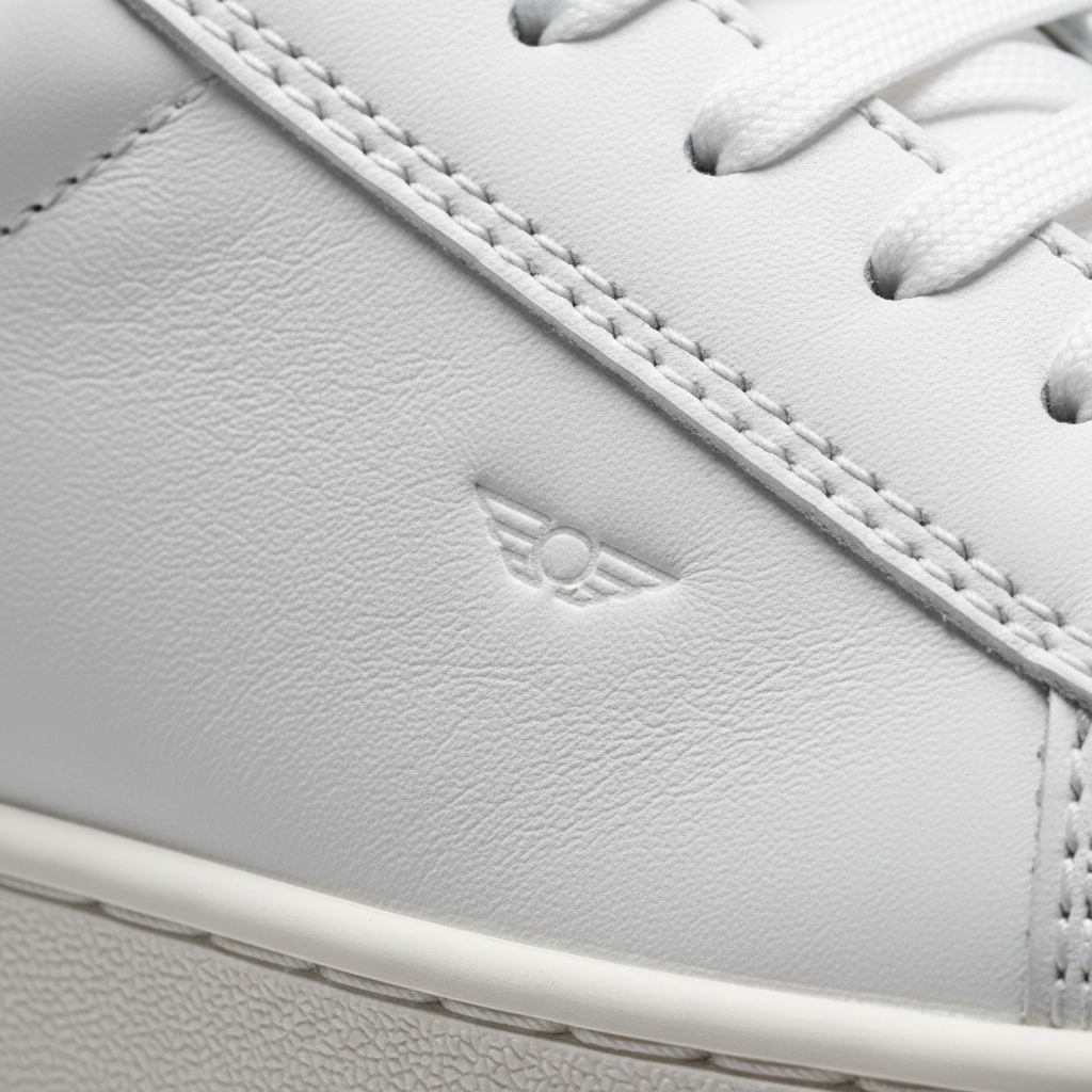Baskets Blanches en Cuir - Unisexe
