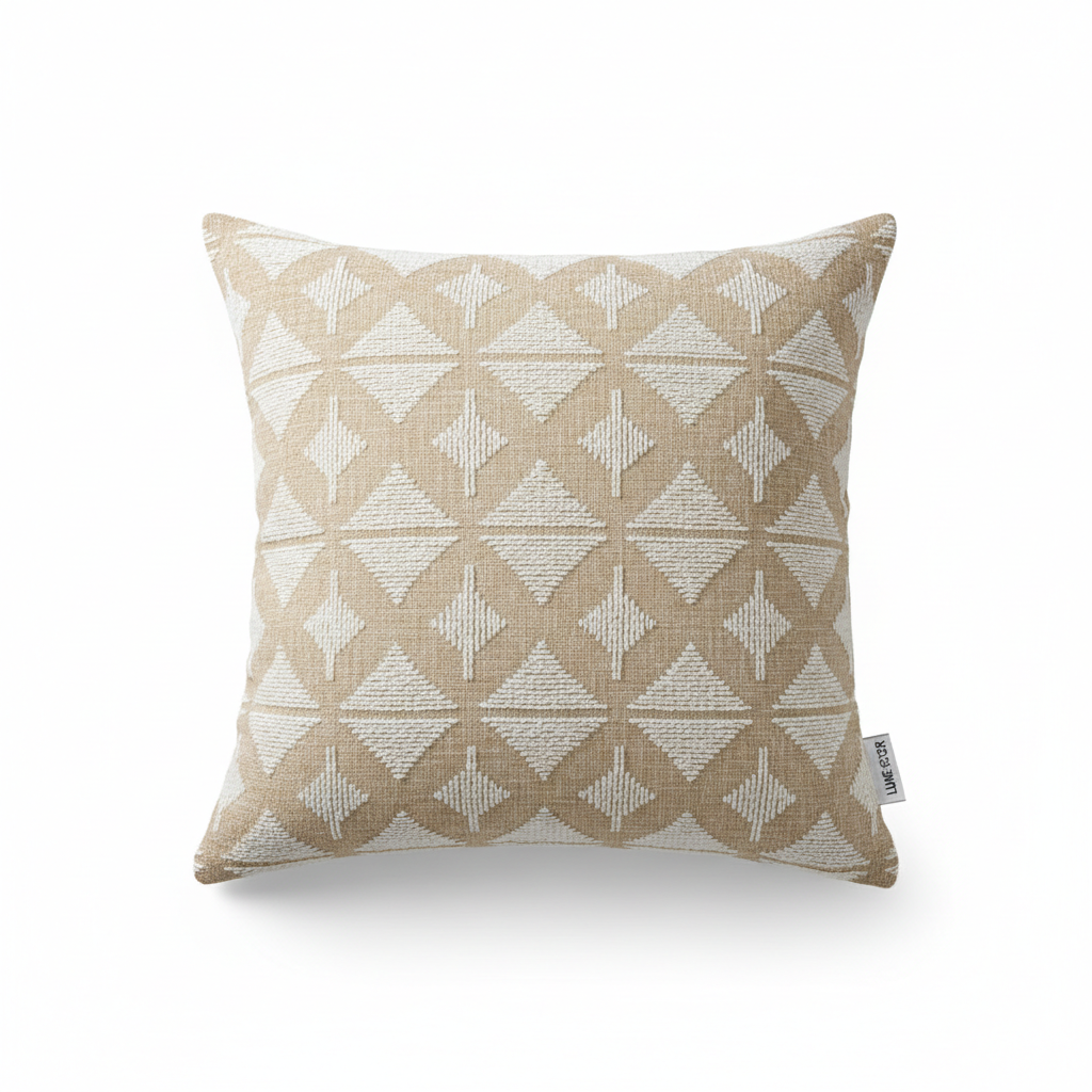 Coussin Décoratif Scandinave - Motif Géométrique