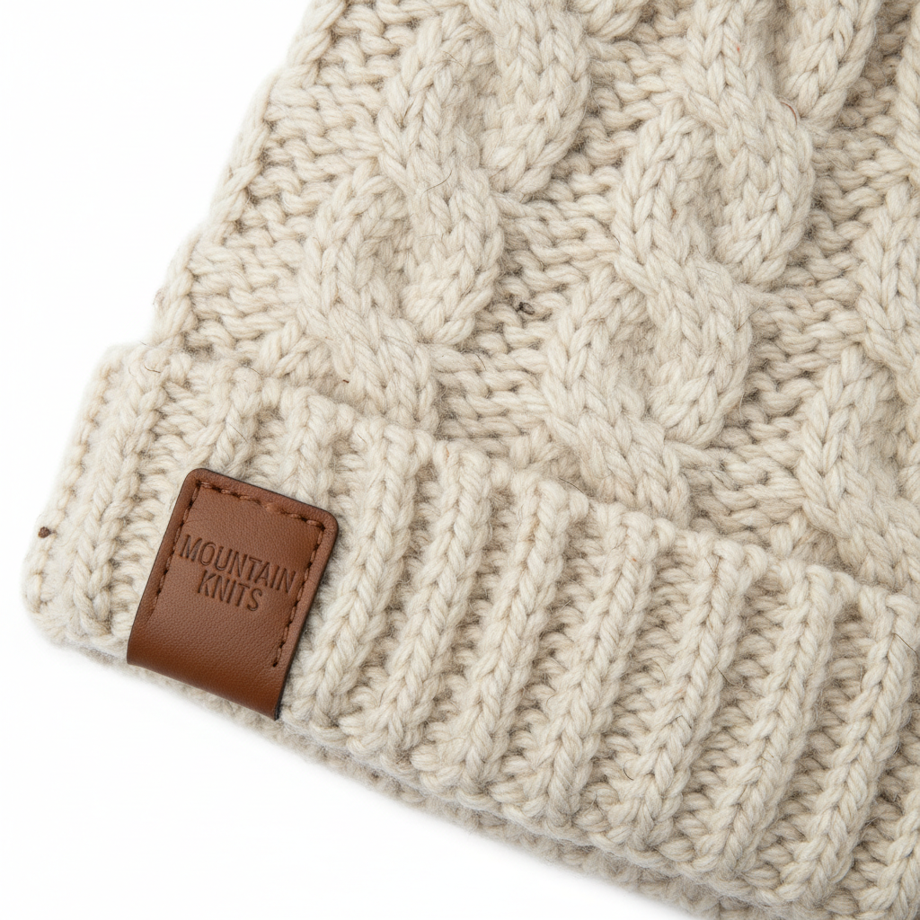 Bonnet en Laine Tricoté - Unisexe