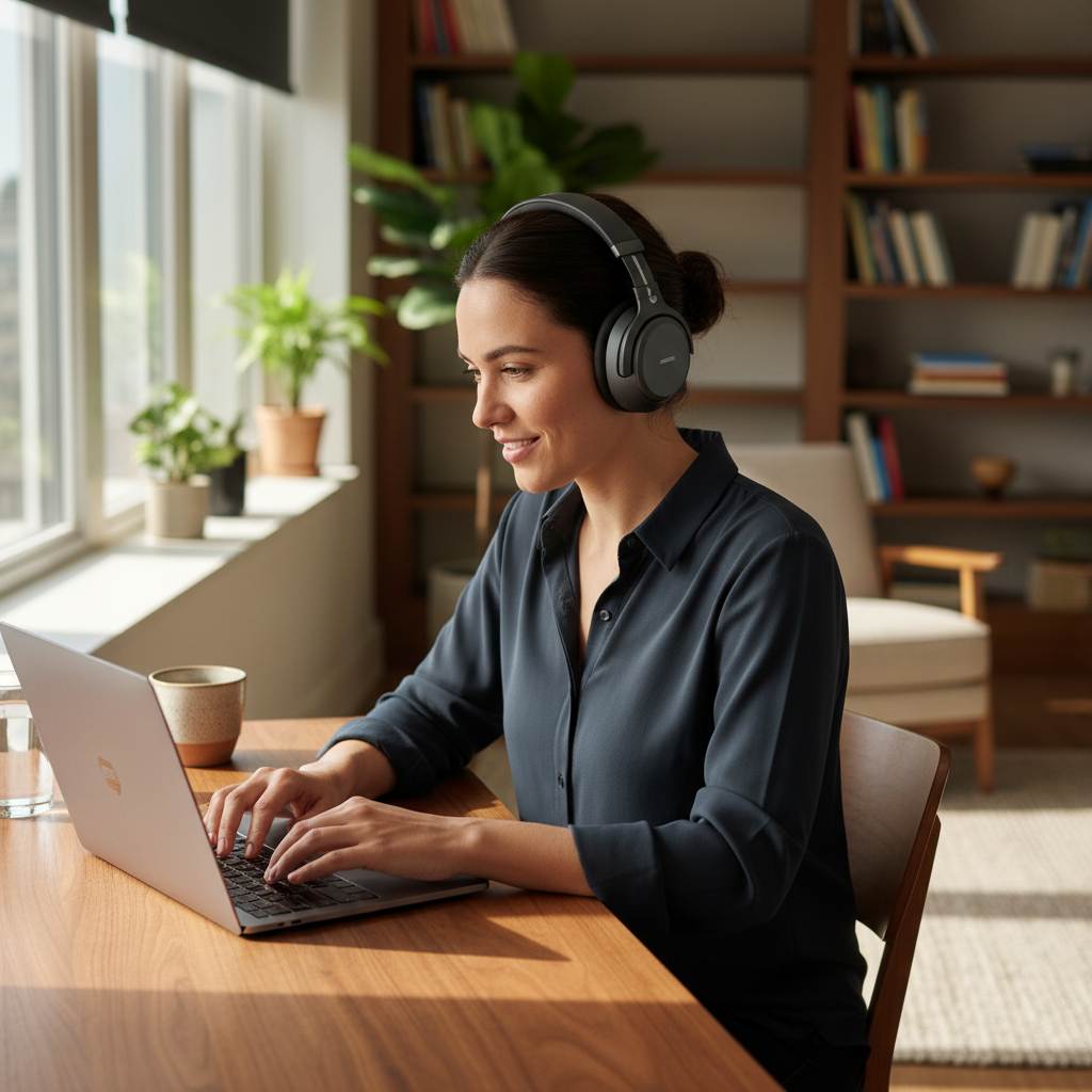 Casque Audio Sans Fil Bluetooth - Réduction de Bruit