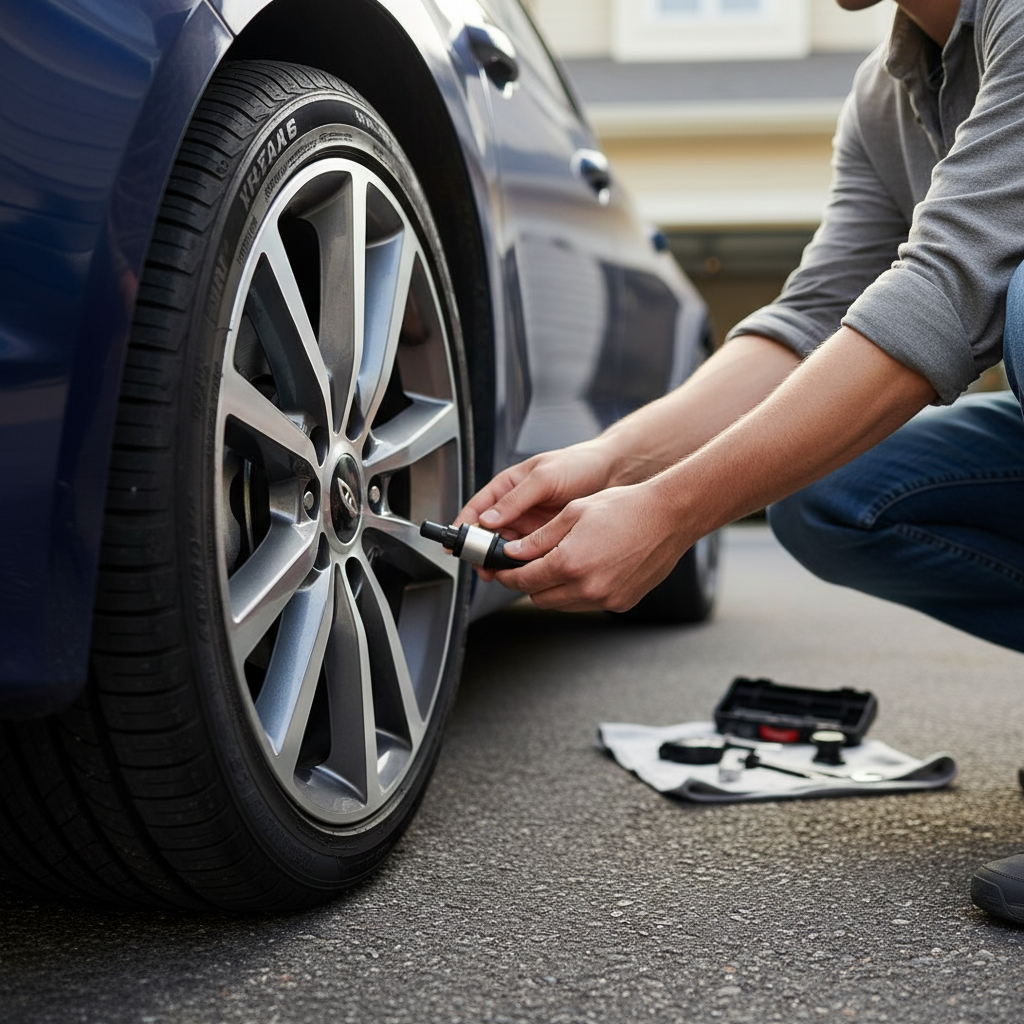 Système TPMS Surveillance Pression Pneus - 4 Capteurs