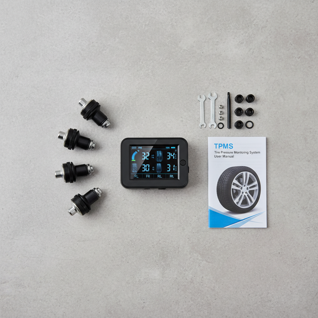 Système TPMS Surveillance Pression Pneus - 4 Capteurs