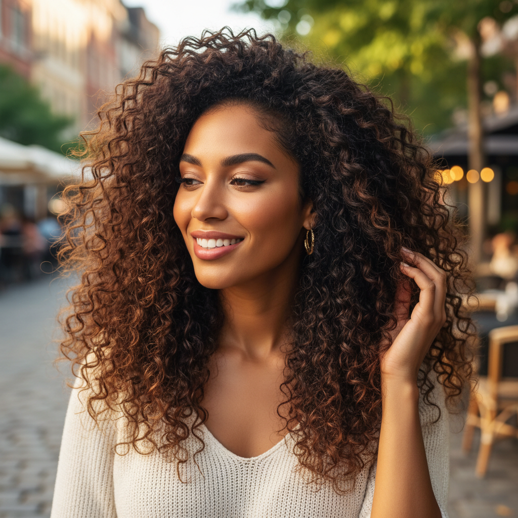 Tissage Cheveux Bouclés Naturels - 3 Bundles Vierges Brésiliens