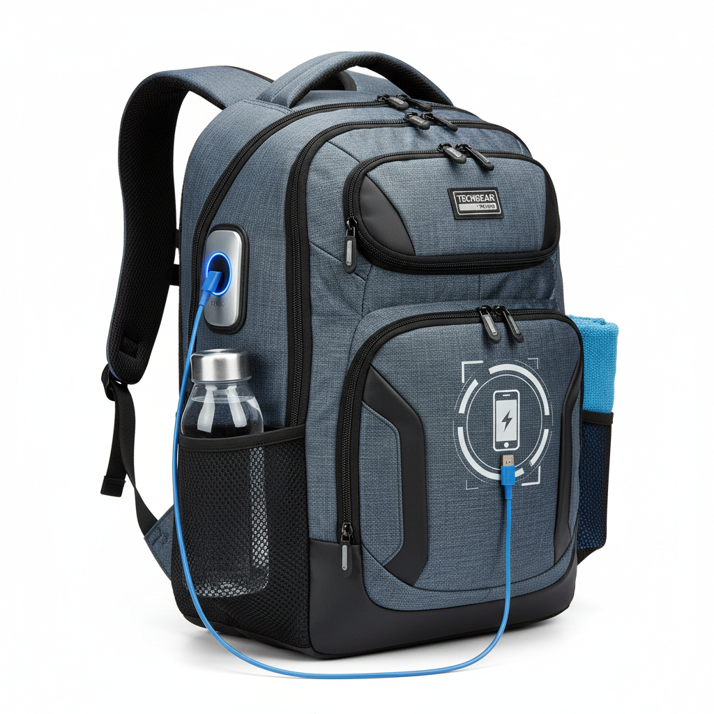 Sac à Dos Ordinateur 15.6" - Port USB