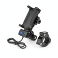 Support Smartphone Moto avec Chargeur USB - Étanche Rotation 360°