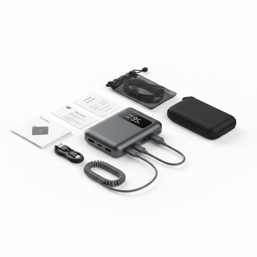 Batterie Externe 20000mAh - Charge Rapide