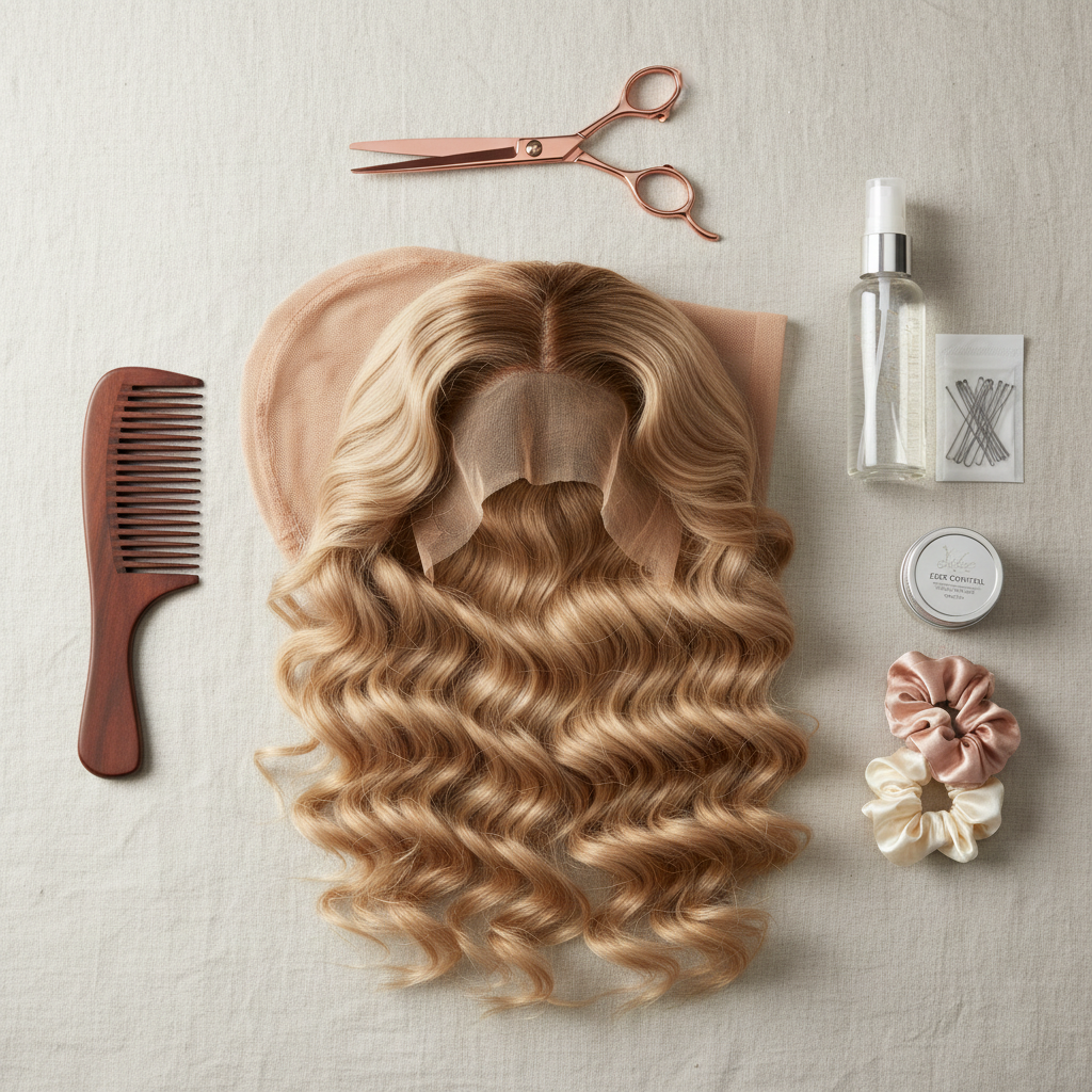 Perruque Lace Front Cheveux Naturels - Dentelle Transparente HD