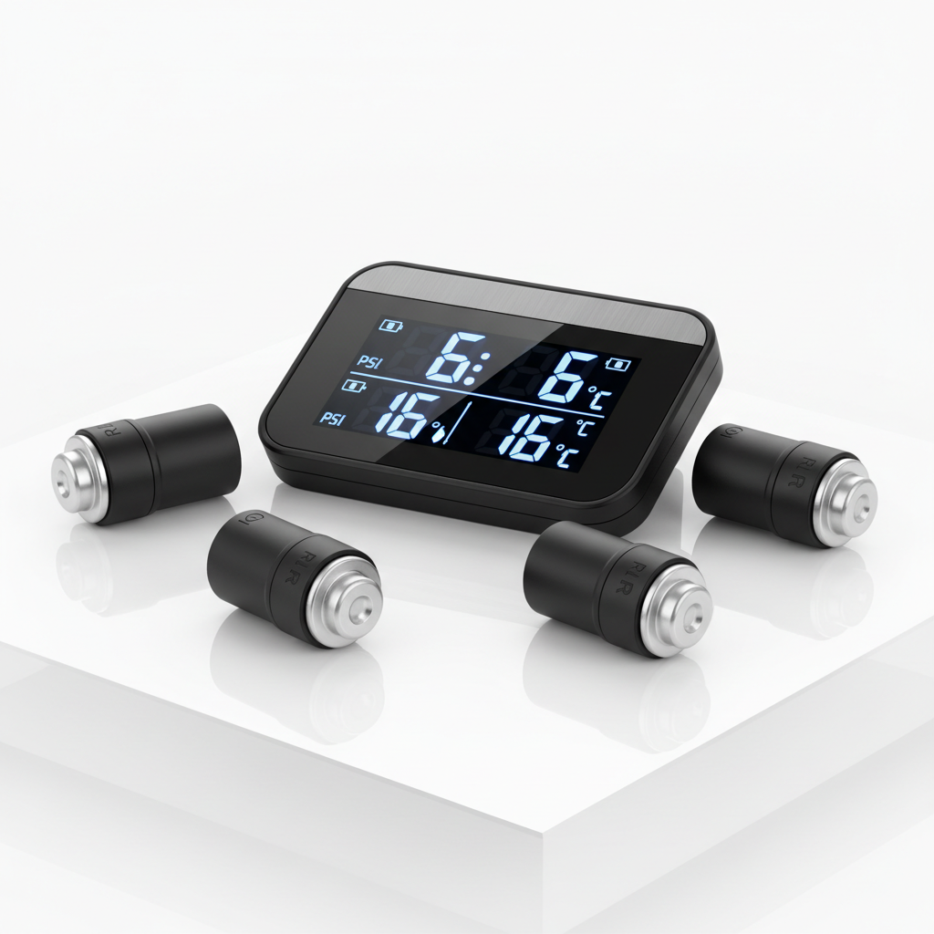 Système TPMS Surveillance Pression Pneus - 4 Capteurs