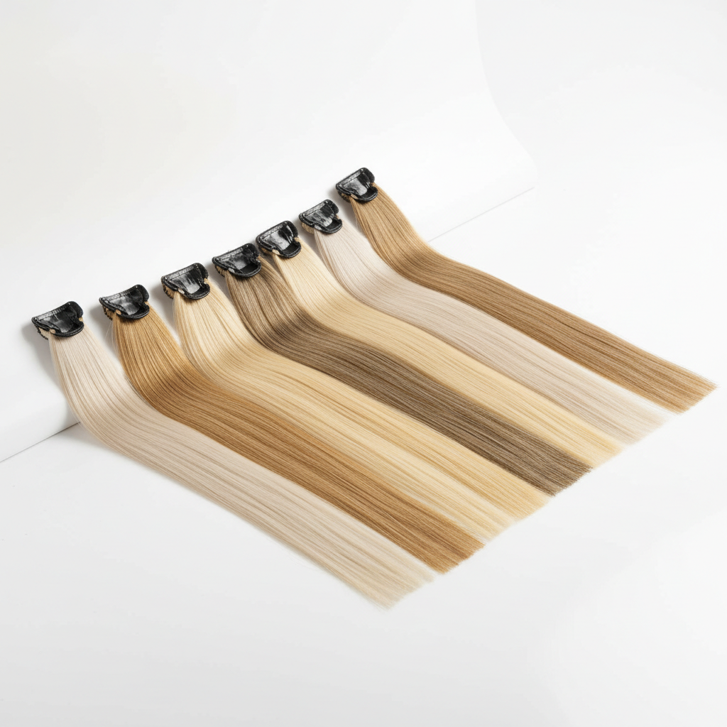 Extensions Tape Adhésives Invisibles - 20 Bandes Cheveux Remy