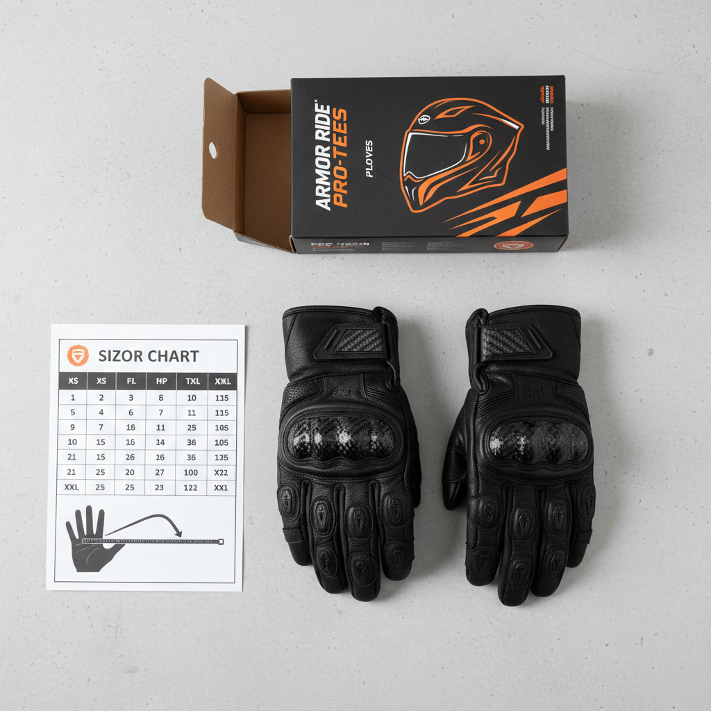 Gants Moto Cuir Renforcés - Protection Carbone Tactiles
