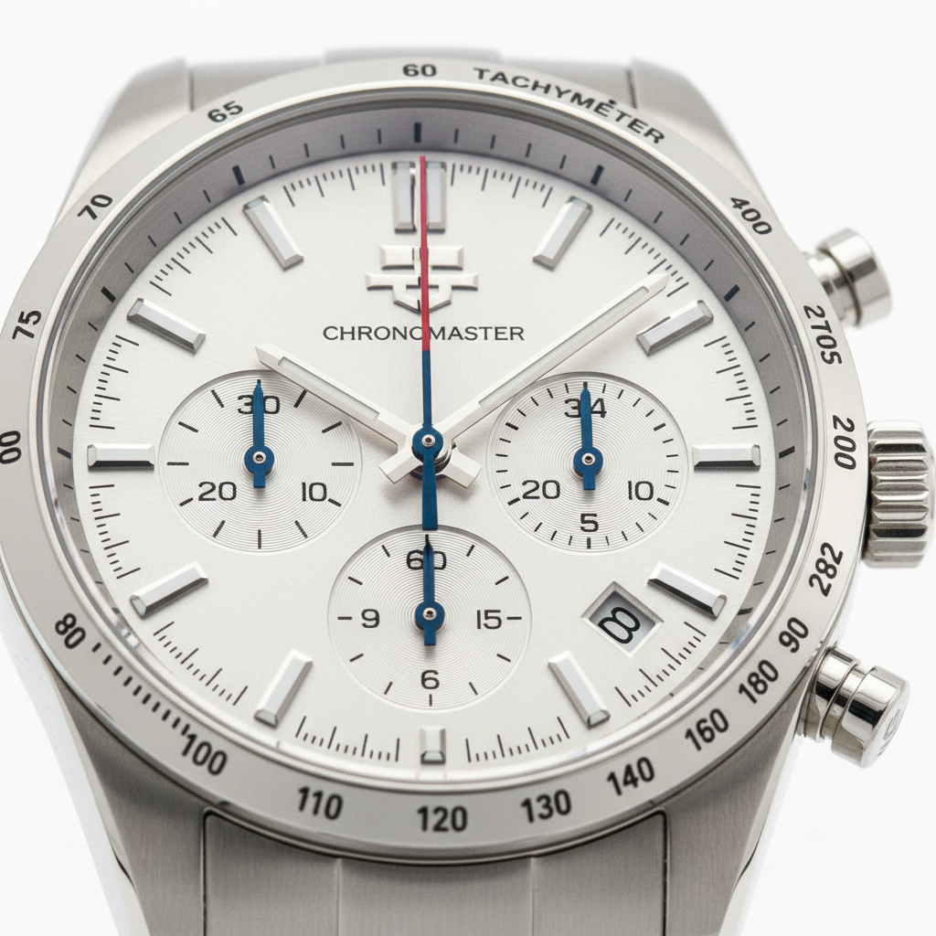 Montre Homme Chronographe - Acier Inoxydable