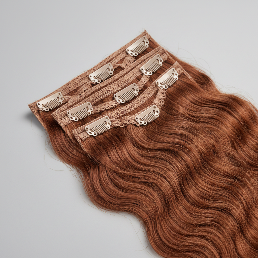 Extensions Cheveux Naturels à Clips - 100% Cheveux Humains Remy