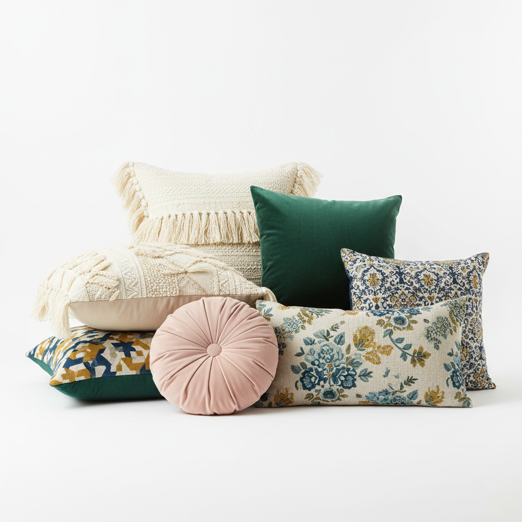 Coussin Décoratif Scandinave - Motif Géométrique