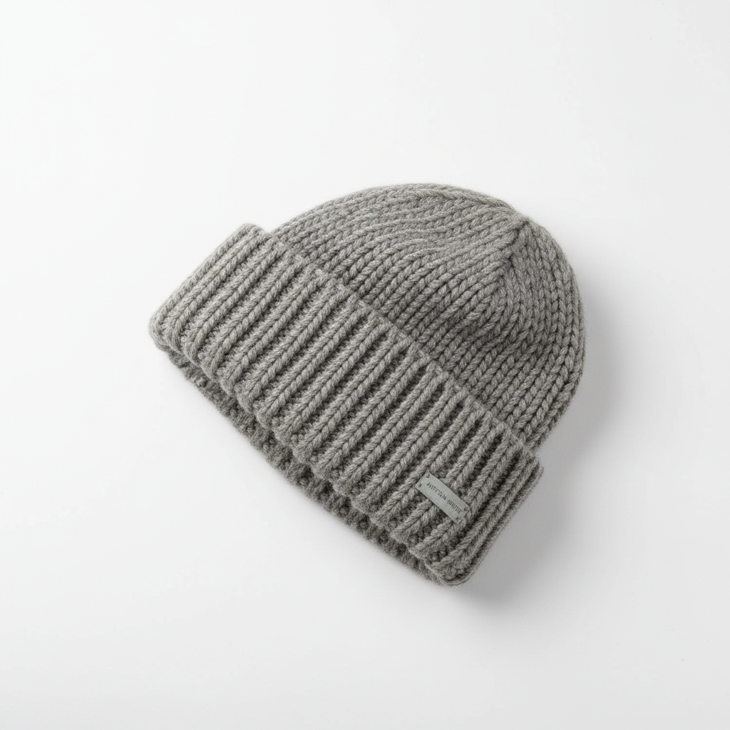 Bonnet en Laine Tricoté - Unisexe