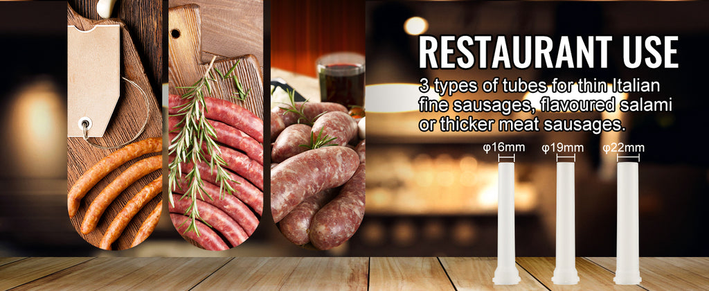 SucceBuy – remplisseur de saucisses Vertical, capacité de 1.5/3l, processeurs de remplissage alimentaire avec 3 Tubes de farce, accessoires de cuisine, appareil ménager